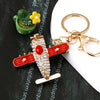 Cute Motorcycle Car Airplane Alloy Unisex Keychain