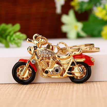 Cute Motorcycle Car Airplane Alloy Unisex Keychain