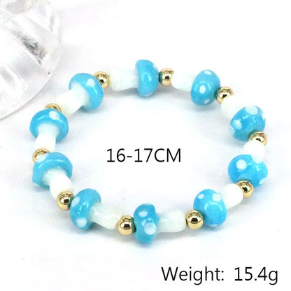 Cute Mushroom Metal Wholesale Bracelets