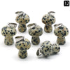 Cute Mushroom Natural Stone Polishing Jewelry Accessories 1 Piece