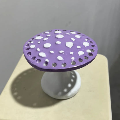 Cute Mushroom Resin Jewelry Display