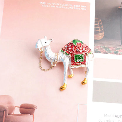 Cute Novelty Streetwear Animal Alloy Inlay Artificial Gemstones Women'S Brooches