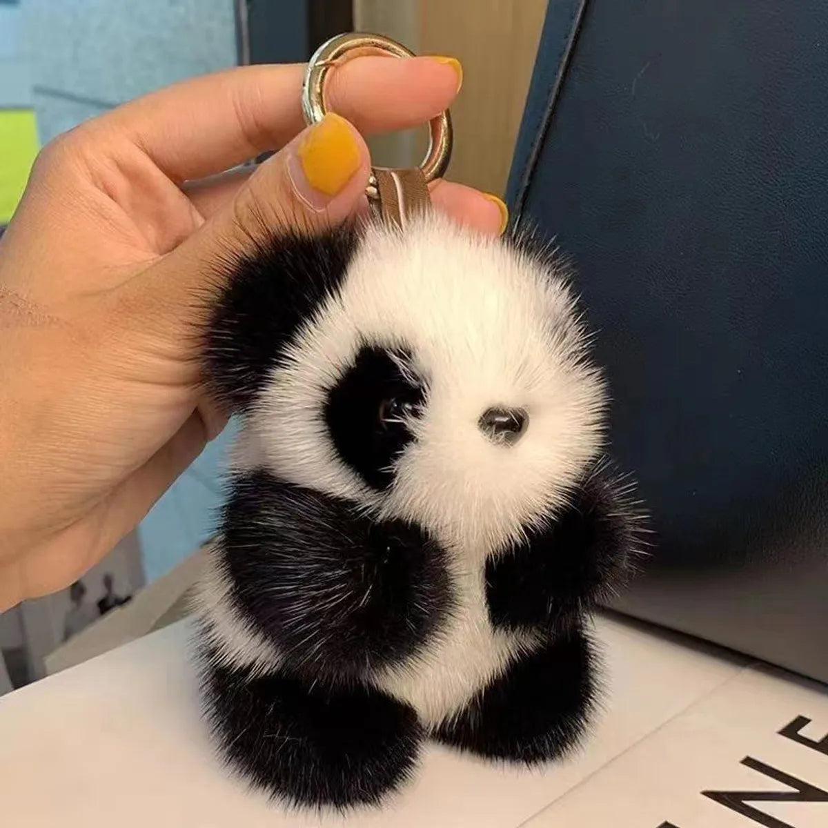 Cute Panda Plush Bag Pendant Keychain