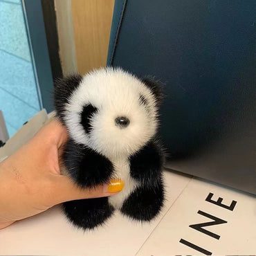 Cute Panda Plush Bag Pendant Keychain