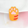 Cute Paw Print Alloy Stoving Varnish Unisex Brooches