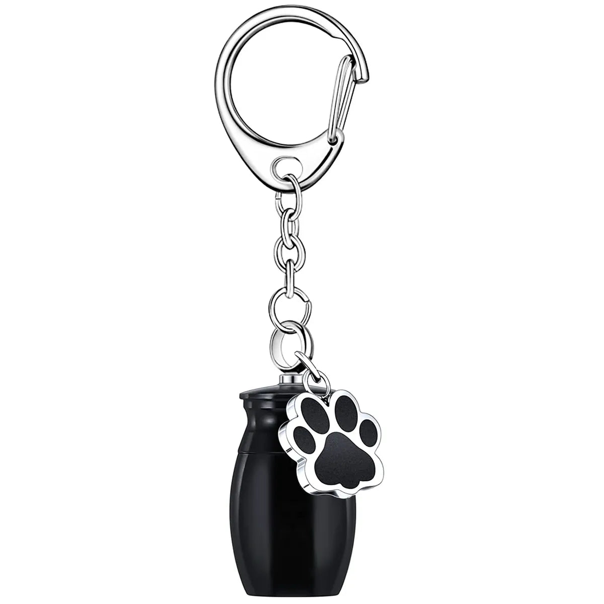 Cute Paw Print Metal Women'S Keychain