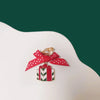 Cute Penguin Santa Claus Snowman Alloy Enamel Artificial Pearls Women'S Drop Earrings