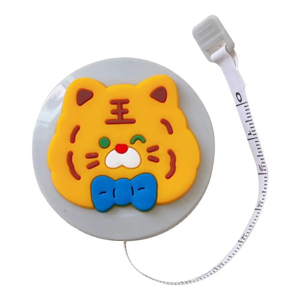 Cute Portable Cartoon Rabbit Tiger Bear Mini Measuring Tape