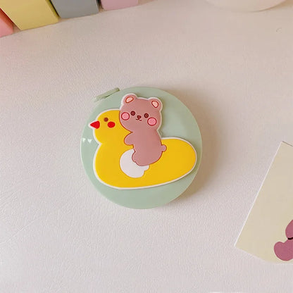 Cute Portable Cartoon Rabbit Tiger Bear Mini Measuring Tape