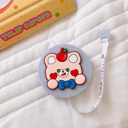 Cute Portable Cartoon Rabbit Tiger Bear Mini Measuring Tape