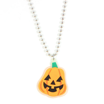 Cute Pumpkin PVC Halloween Unisex Pendant Necklace