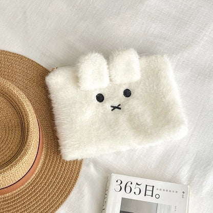 Cute Rabbit Cloth Square Makeup Bags