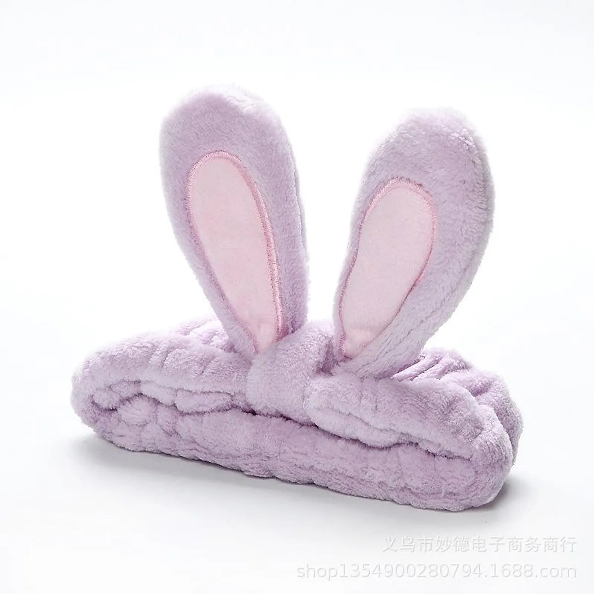 Cute Rabbit Ear Tiara Wash Makeup Hair Band Nhof128300