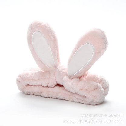 Cute Rabbit Ear Tiara Wash Makeup Hair Band Nhof128300