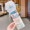 Cute Rabbit Rainbow Bow Knot Alloy Gauze Hair Clip 1 Set