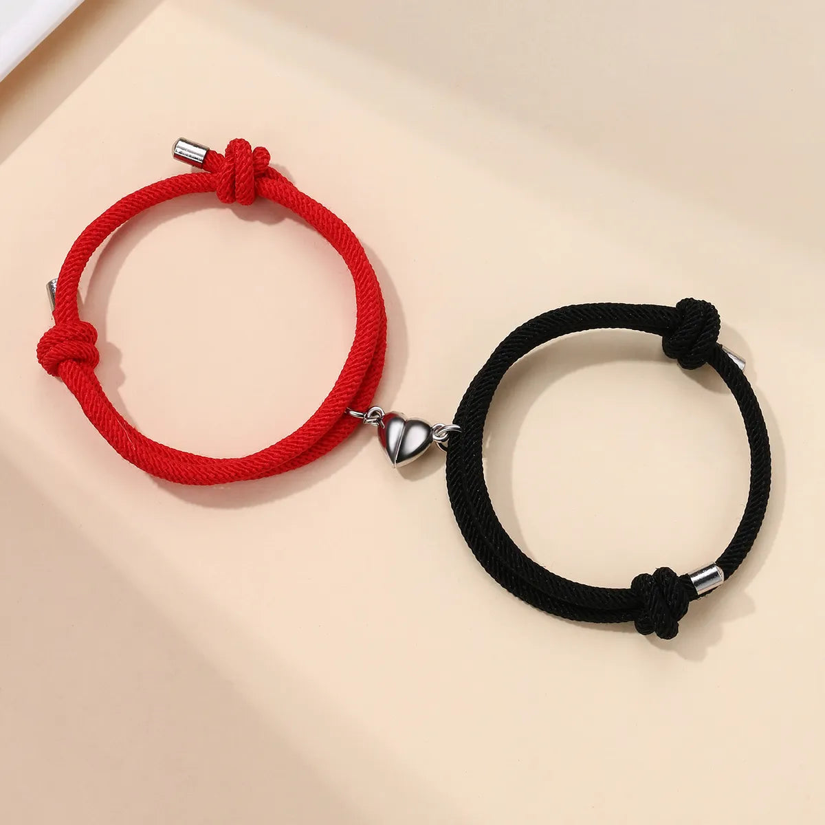 Cute Romantic Simple Style Heart Shape Handmade Kid'S Bracelets