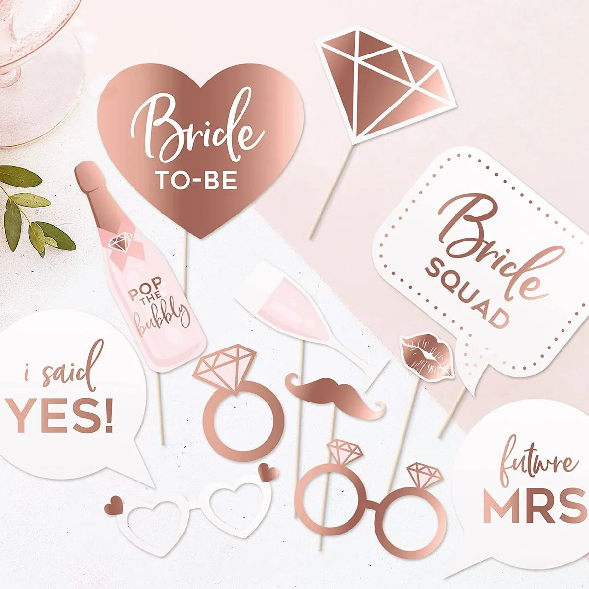 Cute Rose Paper Wedding Party Photography Props