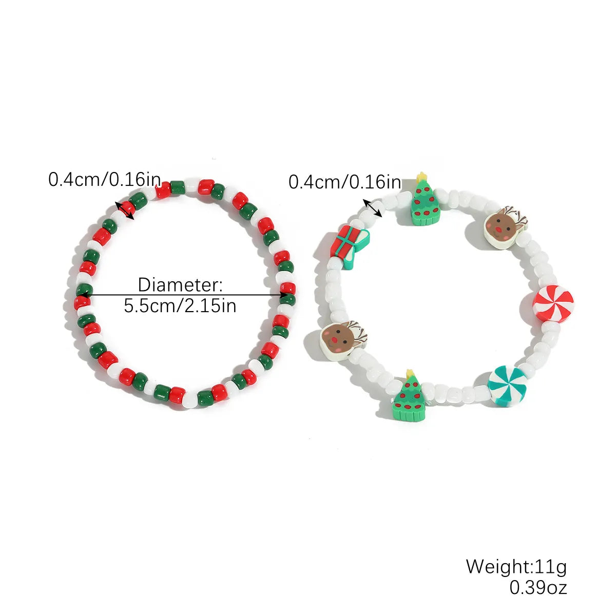 Cute Santa Claus Alloy Plating Women'S Bracelets