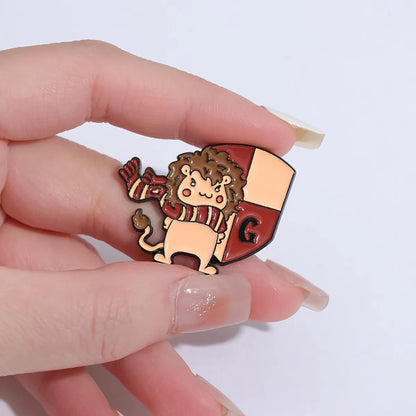 Cute Simple Style Animal Alloy Stoving Varnish Plating Unisex Brooches