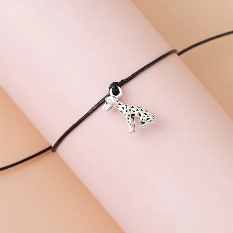 Cute Simple Style Animal Alloy Wax Line Wholesale Bracelets