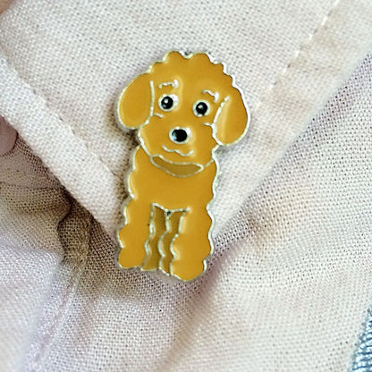 Cute Simple Style Animal Dog Alloy Enamel Unisex Brooches