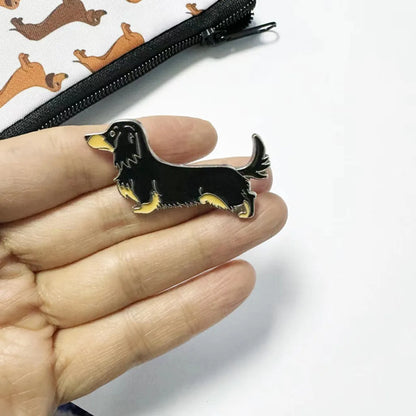 Cute Simple Style Animal Dog Alloy Enamel Unisex Brooches