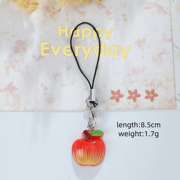 Cute Simple Style Animal Letter Resin Asymmetrical Keychain