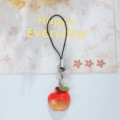 Cute Simple Style Animal Letter Resin Asymmetrical Keychain