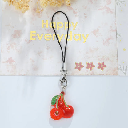 Cute Simple Style Animal Letter Resin Asymmetrical Keychain