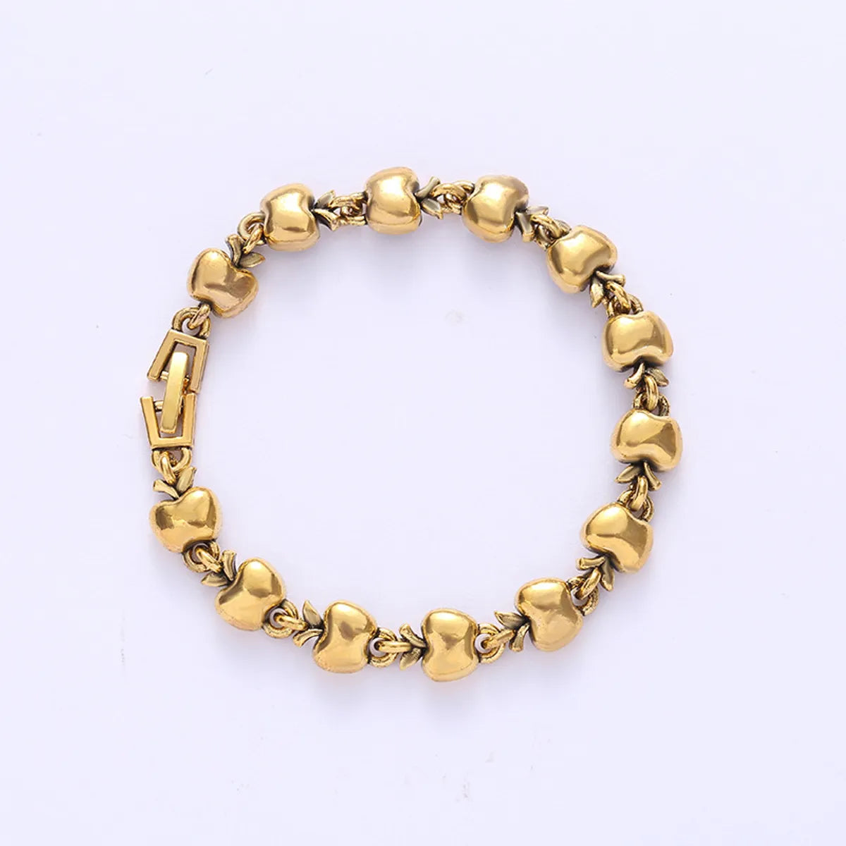 Cute Simple Style Apple Alloy Plating Women's Bracelets