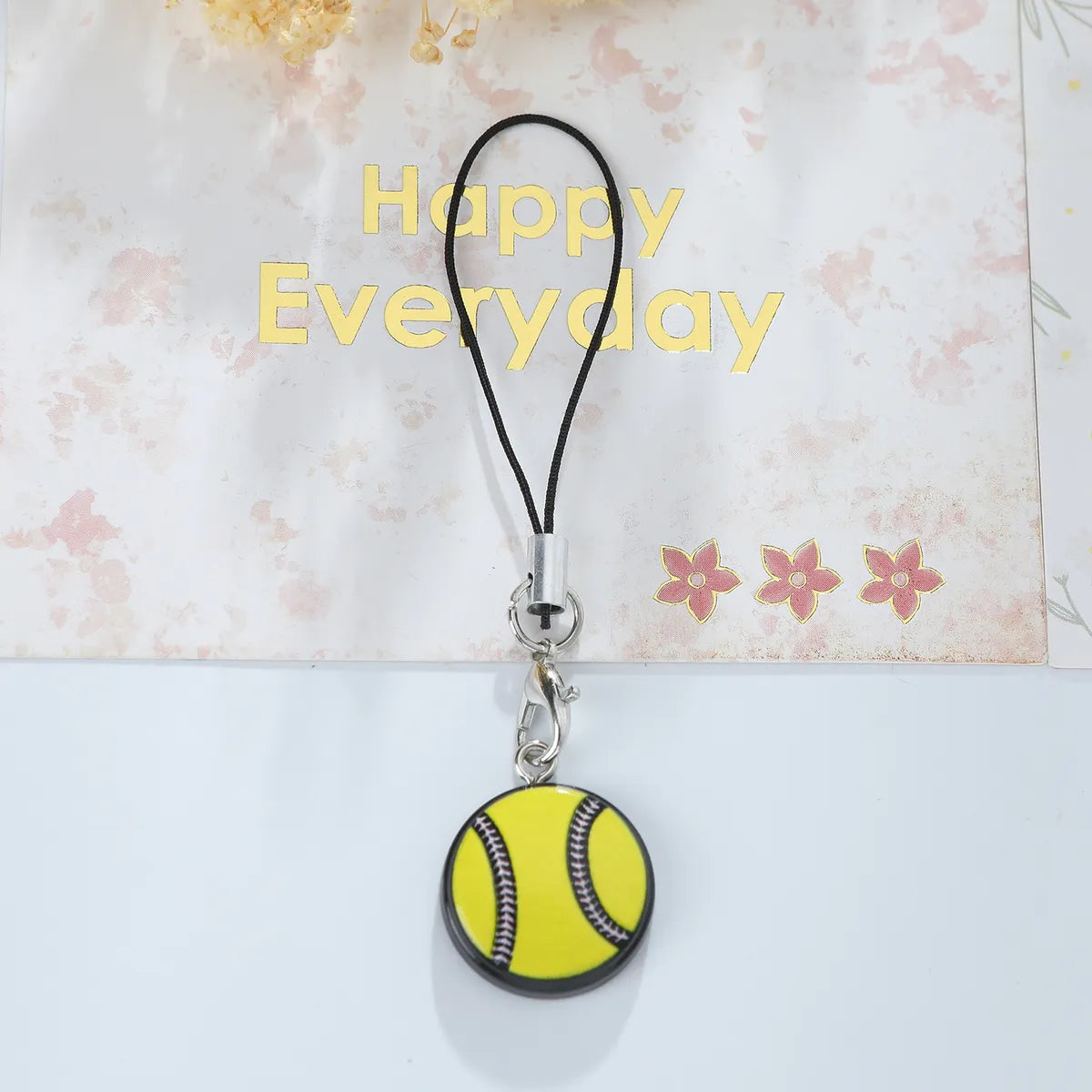 Cute Simple Style Ball Resin Bag Pendant Keychain