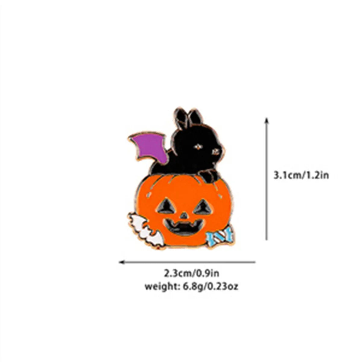 Cute Simple Style Classic Style Halloween Pattern Alloy Plating Unisex Brooches