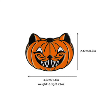 Cute Simple Style Classic Style Halloween Pattern Alloy Plating Unisex Brooches