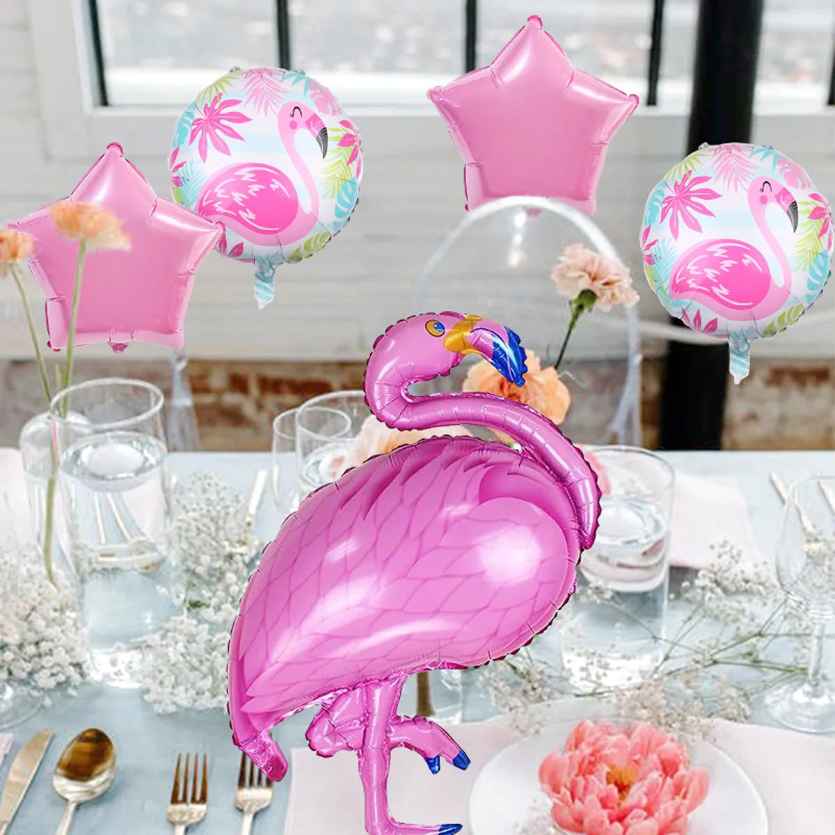 Cute Simple Style Color Block Aluminum Film Birthday Balloons