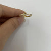 Cute Simple Style Commute Letter Copper Plating Inlay Zircon 14k Gold Plated White Gold Plated Open Rings