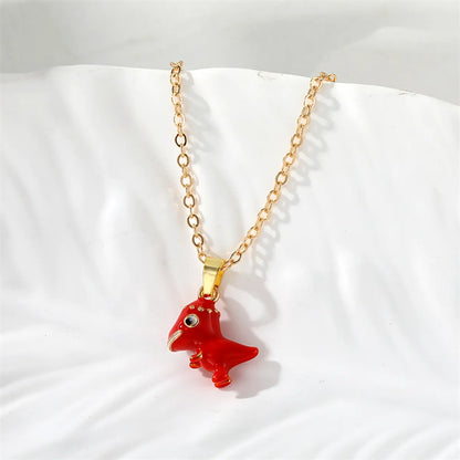 Cute Simple Style Dinosaur Alloy Wholesale Pendant Necklace