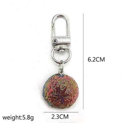 Cute Simple Style Fruit Shrimp Resin Bag Pendant Keychain