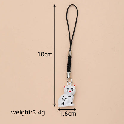 Cute Simple Style Rabbit Animal Panda Alloy Bag Pendant