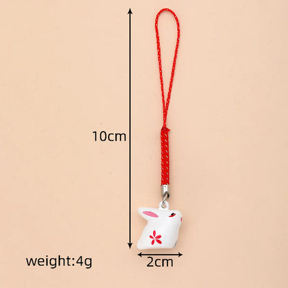 Cute Simple Style Rabbit Animal Panda Alloy Bag Pendant