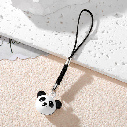 Cute Simple Style Rabbit Animal Panda Alloy Bag Pendant