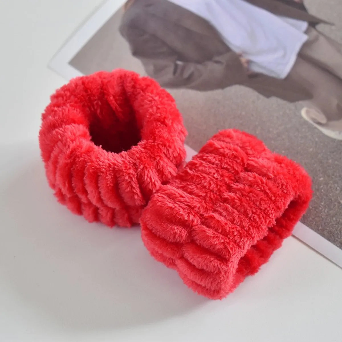 Cute Simple Style Solid Color Sponge Hair Band