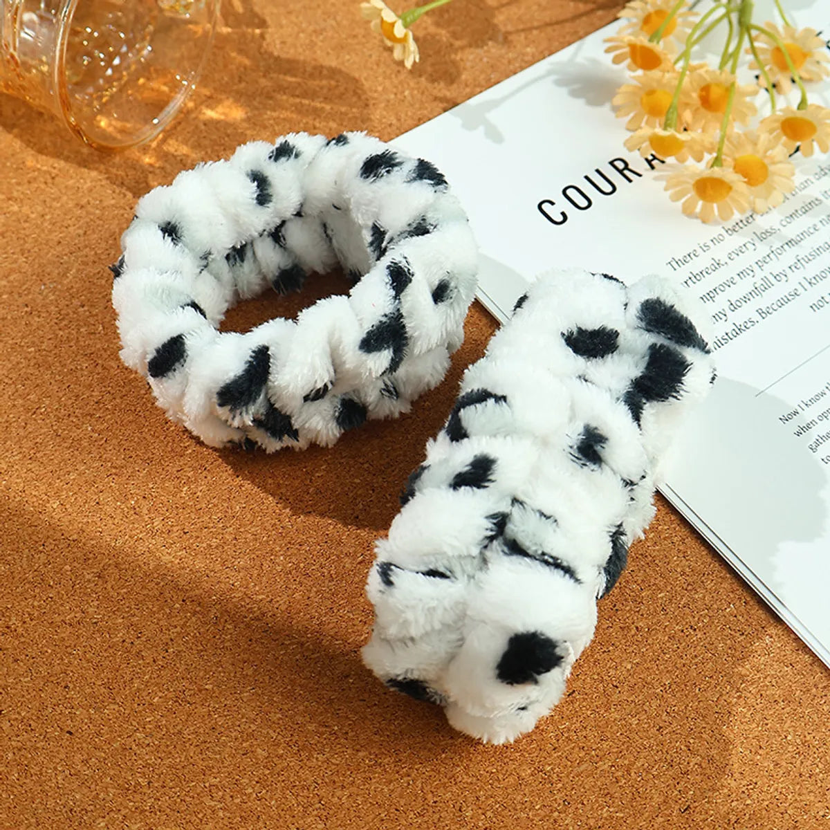 Cute Simple Style Solid Color Sponge Hair Band