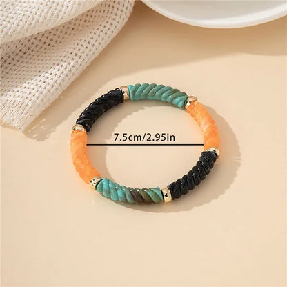 Cute Simple Style Waves Arylic Wholesale Bangle