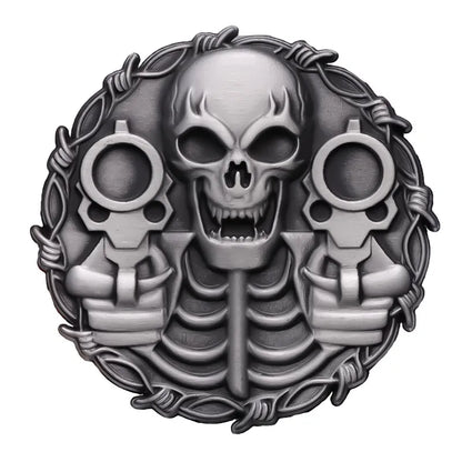 Cute Skull Alloy Plating Unisex Brooches