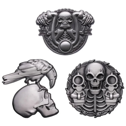 Cute Skull Alloy Plating Unisex Brooches