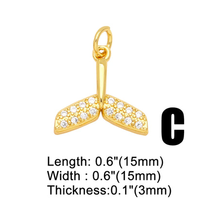 1 Piece Copper Zircon Slippers Ship Airplane