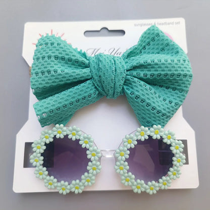 Cute Solid Color Bow Knot Plastic Cloth Handmade Hair Clip 1 Piece