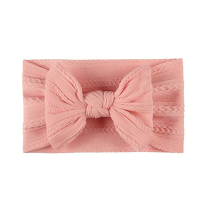 Cute Solid Color Cloth Bowknot Hair Band