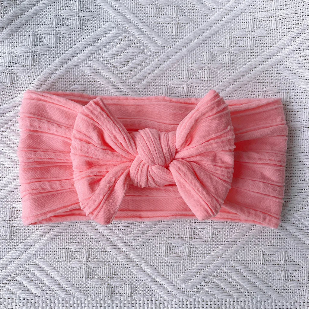 Cute Solid Color Cloth Bowknot Hair Band