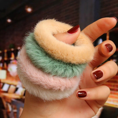 Cute Solid Color Cloth Hair Tie 1 Piece